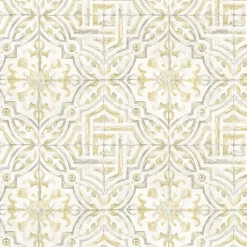 Online Brewster 3120-12337 Sonoma Yellow Beach Tile Wallpaper