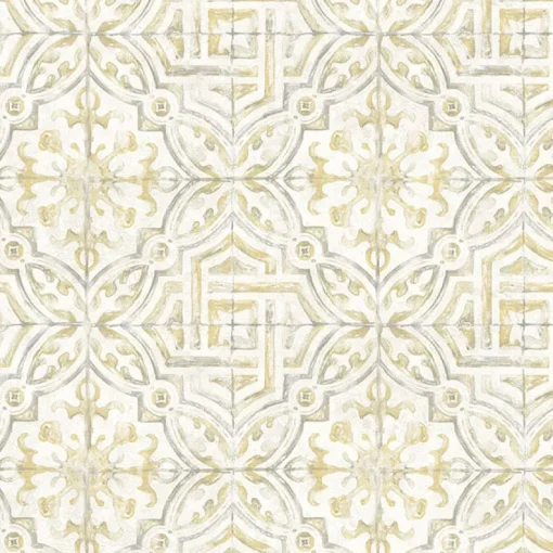 Online Brewster 3120-12337 Sonoma Yellow Beach Tile Wallpaper