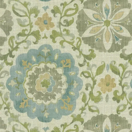 Fashion PKaufmann_inc/PKL Soumak Suzani 410333 Vapor PKL Studio Waverly Fabric