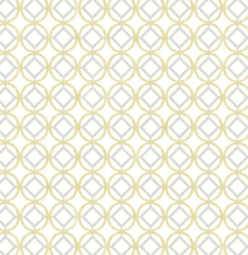 Fashion Brewster/ASP Star Bay Gold Geometric Wallpaper