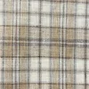 Clearance Stock/PKaufmann_inc/PK Stately Tussah Taupe Grey Cream Plaid P Kaufmann Fabric