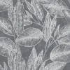 Discount Brewster 4035-37836-4 Suki Grey Leaves Wallpaper
