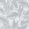 Discount Brewster 4035-37836-2 Suki Silver Leaves Wallpaper