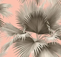 Fashion Brewster/ASP 2927-81901 Summer Palm Blush Tropical Wallpaper