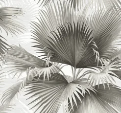 Sale Brewster/ASP 2927-40100 Summer Palm Charcoal Tropical Wallpaper