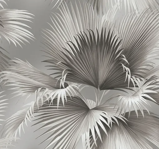 Clearance Brewster/ASP 2927-81908 Summer Palm Platinum Tropical Wallpaper