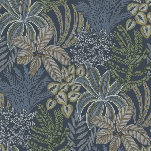 Sale Brewster/ASP 2970-13904 Sumner Navy Woodland Botanical Wallpaper