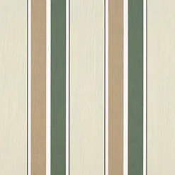 Sale Vision Sunbr 46" 4959 Fern/Heather Beige Block Stripe Fabric