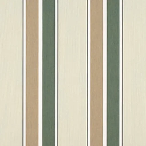 Sale Vision Sunbr 46" 4959 Fern/Heather Beige Block Stripe Fabric