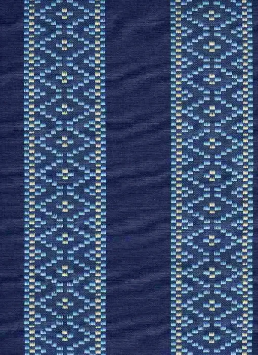 New Laura Kiran Swedish Stripe Ocean Fabric
