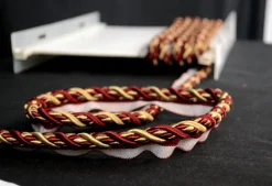 Hot Stock/Trimland 1034T Red Gold Lip Cord Trim