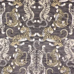 Discount Regal Tabby Charcoal Fabric