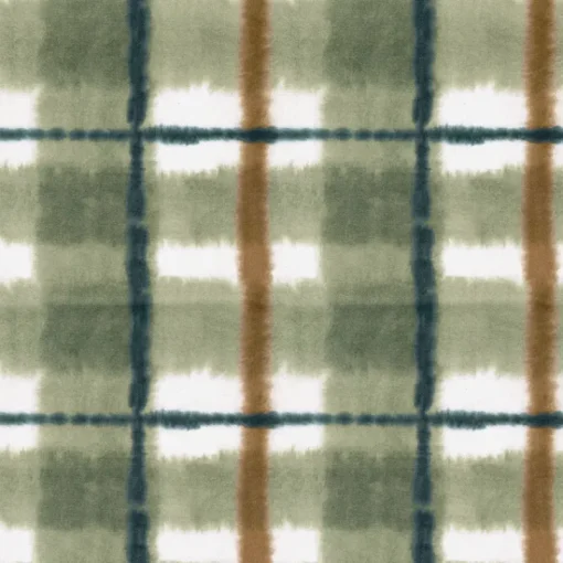 Clearance Regal Tartan Aloe Fabric