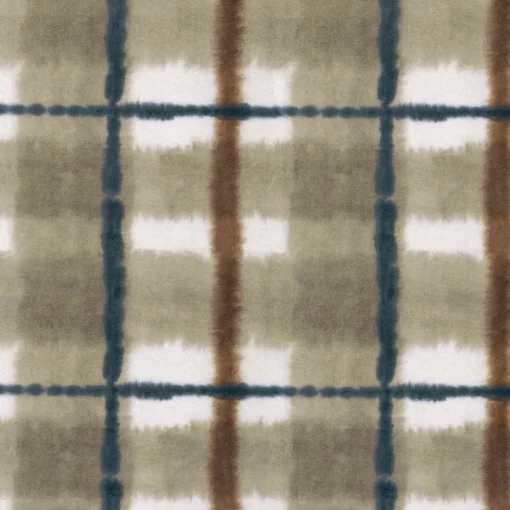 Clearance Regal Tartan Mushroom Fabric