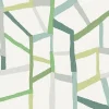 Sale Brewster/ASP 2903-25847 Tate Green Geometric Linen Wallpaper