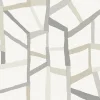 Fashion Brewster/ASP 2903-25848 Tate Grey Geometric Linen Wallpaper