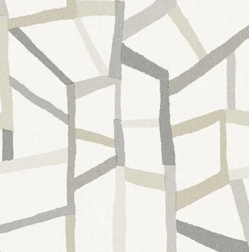 Fashion Brewster/ASP 2903-25848 Tate Grey Geometric Linen Wallpaper