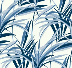 Fashion York TC2602 Blue White Tropical Paradise Wallpaper