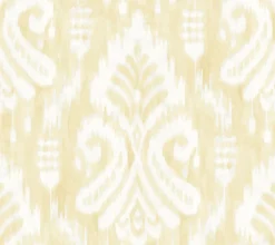 Best York TC2641 Yellow Hawthorne Ikat Wallpaper