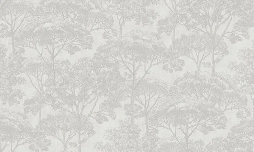 Outlet Brewster 4044-38023-4 Teatro White Trees Wallpaper