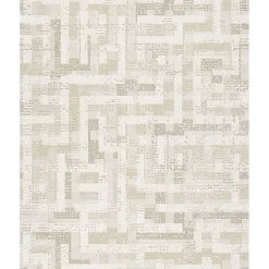 Discount Brewster 376010 Tebessa Champagne Geometric Wallpaper
