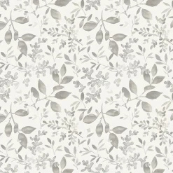 Outlet Brewster 3122-11100 Tinker Grey Woodland Botanical Wallpaper