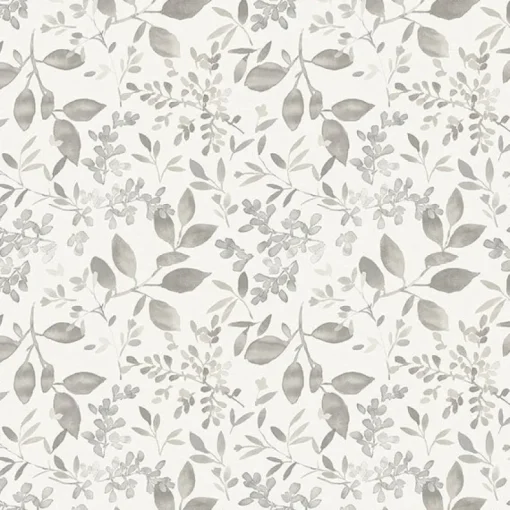 Outlet Brewster 3122-11100 Tinker Grey Woodland Botanical Wallpaper