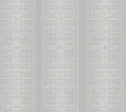 Hot York TL1961 Gray Silk Weave Stripe Wallpaper