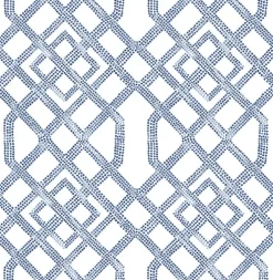 New Brewster/ASP 2861-25708 Traverse Blue Trellis Wallpaper
