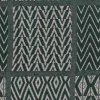 New Laura Kiran Tribal Squares Slate Fabric