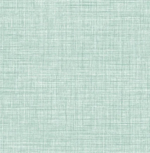 New Brewster 2767-24271 Tuckernuck Teal Linen Wallpaper
