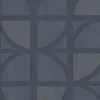 Hot Brewster 395813 Tulip Dark Blue Geometric Trellis Wallpaper