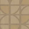 Fashion Brewster 395811 Tulip Gold Geometric Trellis Wallpaper