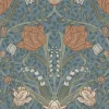 Discount Brewster/ASP 2948-33009 Tulipa Blue Floral Wallpaper