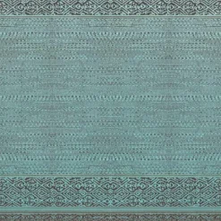 Outlet Brewster 376090 Turquoise Tapestry Wallpaper Mural