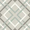 Clearance Brewster 2766-22649 Tuvalu Taupe Plaid Wallpaper