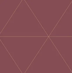 Online Brewster/ASP 2763-24226 Twilight Red Geometric Wallpaper