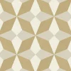 Sale Brewster 2896-25302 Valiant Gold Faux Grasscloth Mosaic Wallpaper