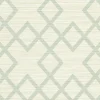 Sale Brewster Vana Seafoam Woven Diamond Wallpaper