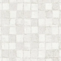 New Brewster/ASP 4019-86419 Varak Platinum Checkerboard Wallpaper