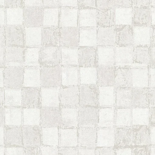 New Brewster/ASP 4019-86419 Varak Platinum Checkerboard Wallpaper