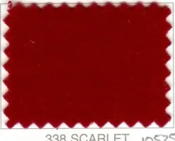 Sale JB Martin Velvet Upholstery Fabric Como 338 Scarlet