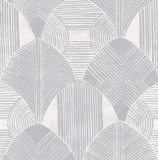 Best Brewster/ASP 2964-25929 Westport Pewter Geometric Wallpaper