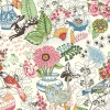 Outlet Brewster/ASP 2821-12801 Whimsy Multicolor Fauna Wallpaper