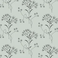 Online York Wildflower Wedding Band (Blue)/Black Magnolia Home Vol. II Wallpaper