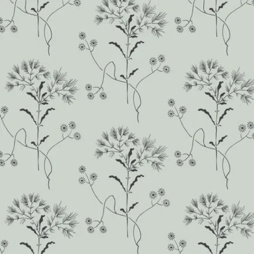 Online York Wildflower Wedding Band (Blue)/Black Magnolia Home Vol. II Wallpaper