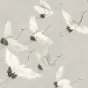 New Brewster/ASP 2764-24304 Windsong Grey Crane Wallpaper
