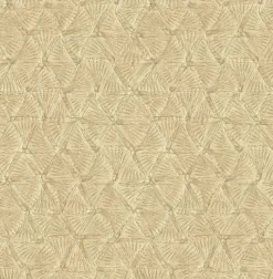 Fashion Brewster/ASP 2970-26119 Wright Gold Textured Triangle Wallpaper