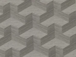 Best Brewster/ASP 2829-82067 Y Knot Grey Geometric Texture Wallpaper