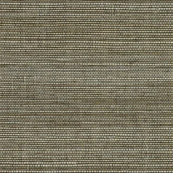 Outlet Brewster Yunnan Brown Grasscloth Wallpaper